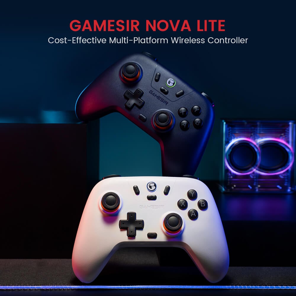 จอยเกมไร้สาย GAMESIR NOVA LITE - DOMINO WHITE
